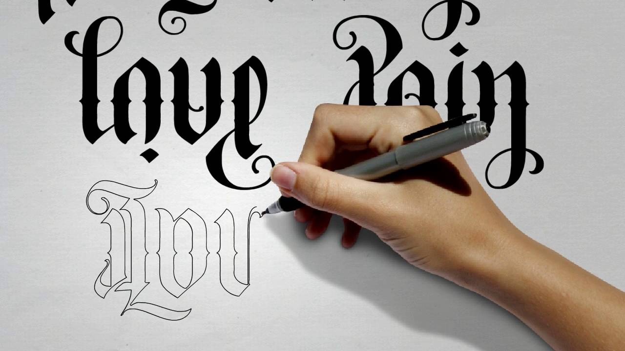 create your own ambigram tattoo